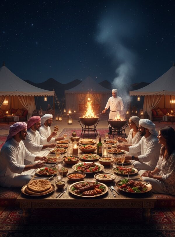 Arabic BBQ dinner