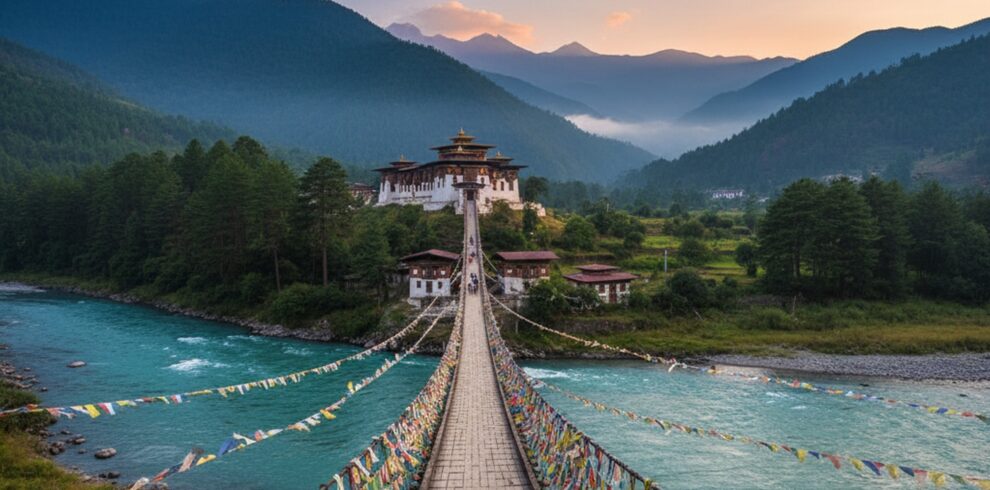 Punakha Suspension Bridge- bhutan