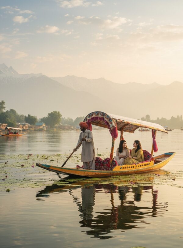 Shikara ride on Dal Lake